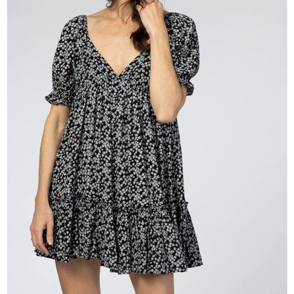 SHOP NEIGHBOR ° PINKBLUSH G Floral Mini Dress ~ NWT - Picture 3 of 10